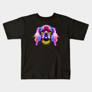 Dog Head Colorful Kids T-Shirt